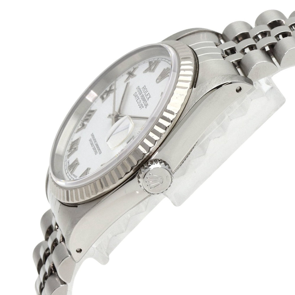 Rolex 16234 Datejust Watch, Stainless Steel, 18K White Gold, Men's