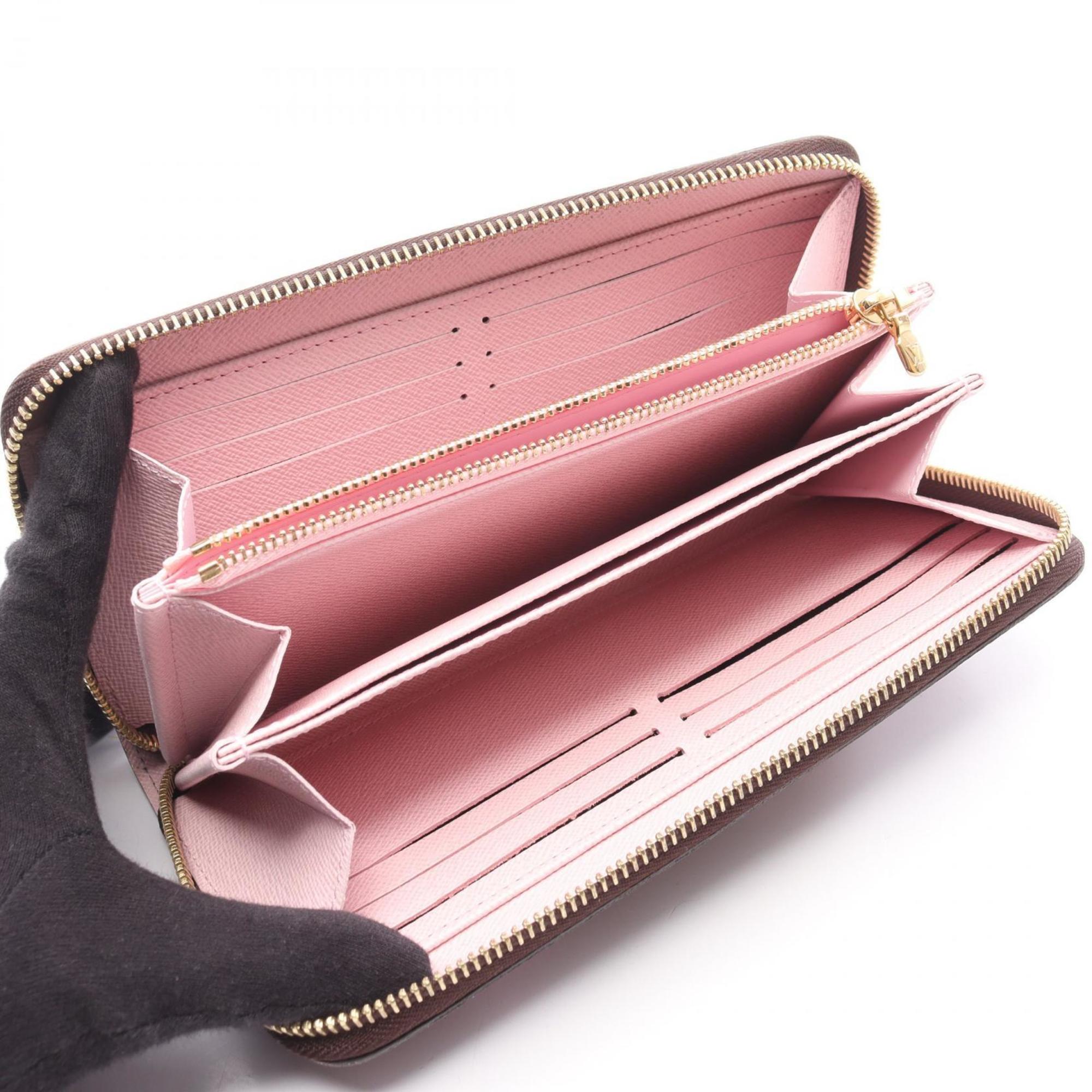 Louis Vuitton LV x TM Zippy Wallet, Round Long Canvas, Monogram Cherry Blossom, Women's, Brown, M13433