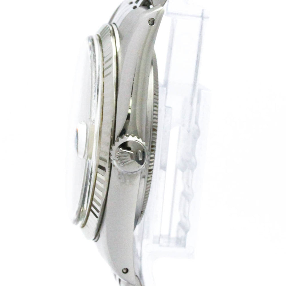 ROLEX Datejust 18K White Gold Steel Automatic Mens Watch 16014 Polished — Very Good