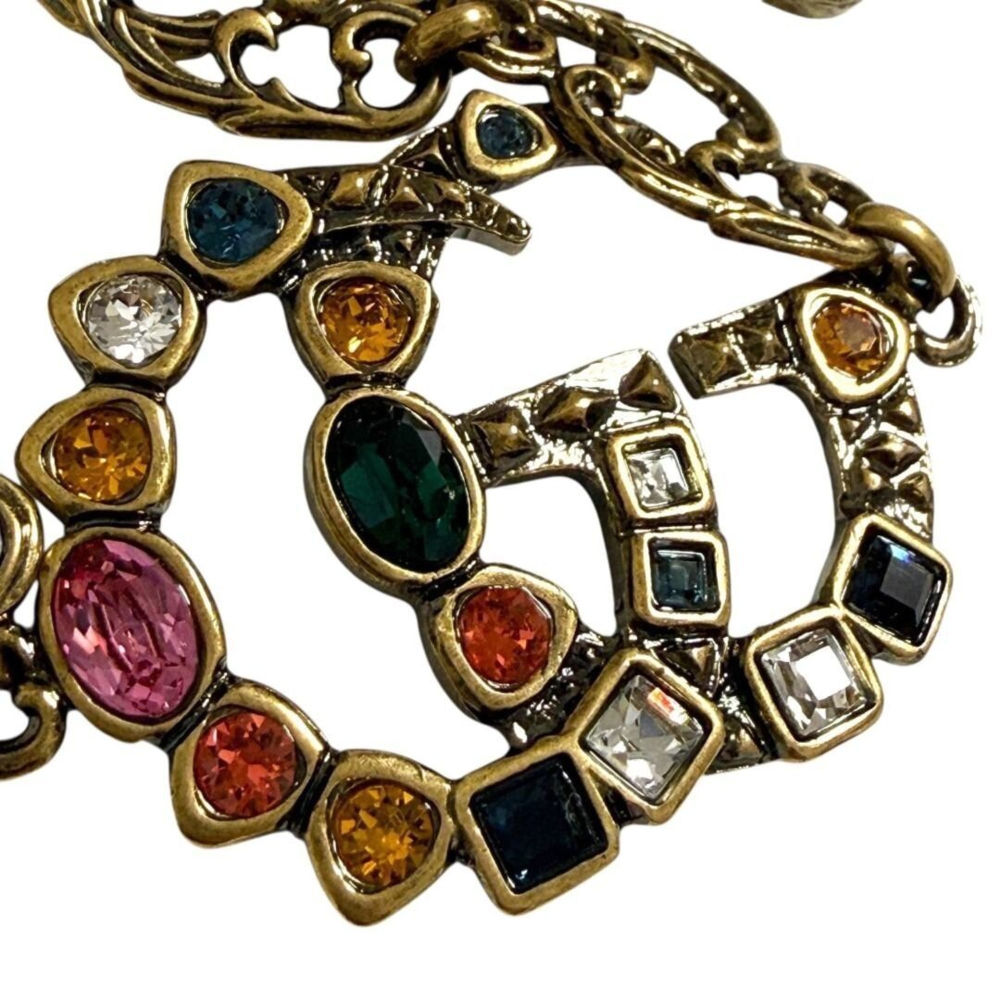 Gucci Women's Double G Beaded Bracelet in Antique Gold