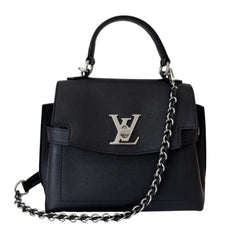 Louis Vuitton Lockme Ever MINI 2-way Leather Handbag/Shoulder Bag M20997 Black Women's — Like New