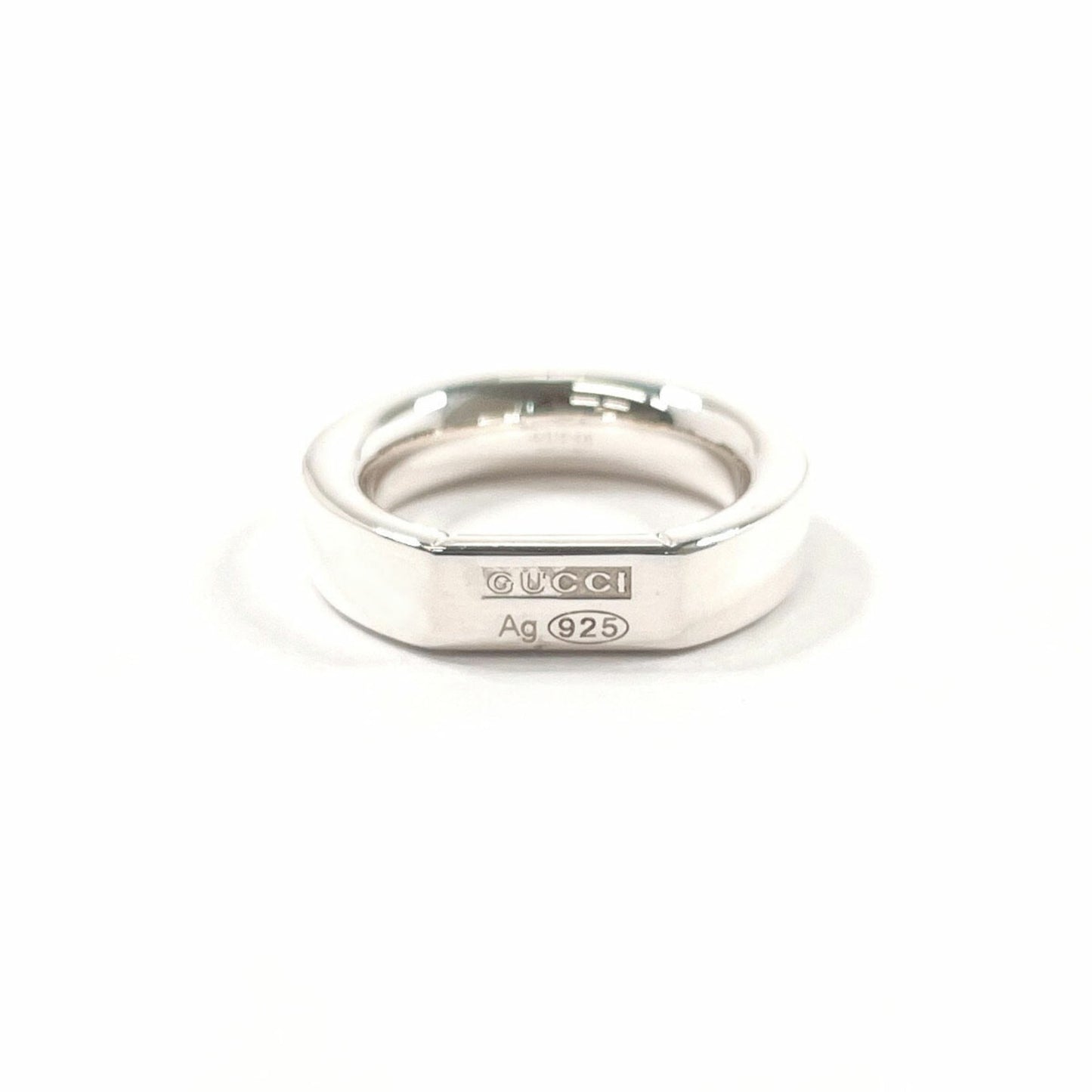GUCCI Gucci Ring, Silver 925, Size 12, Unisex