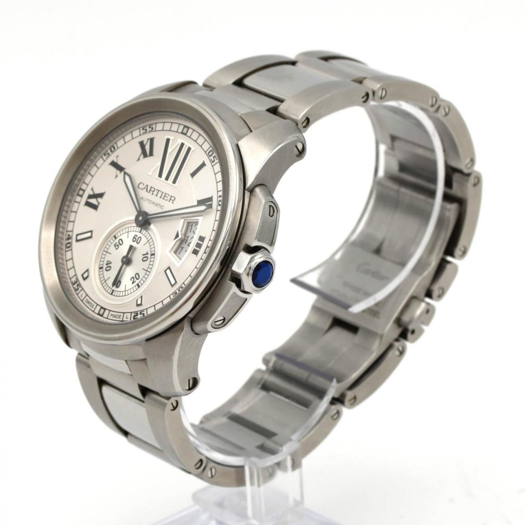 Cartier Calibre de LM W7100015 SS Automatic Watch — Good