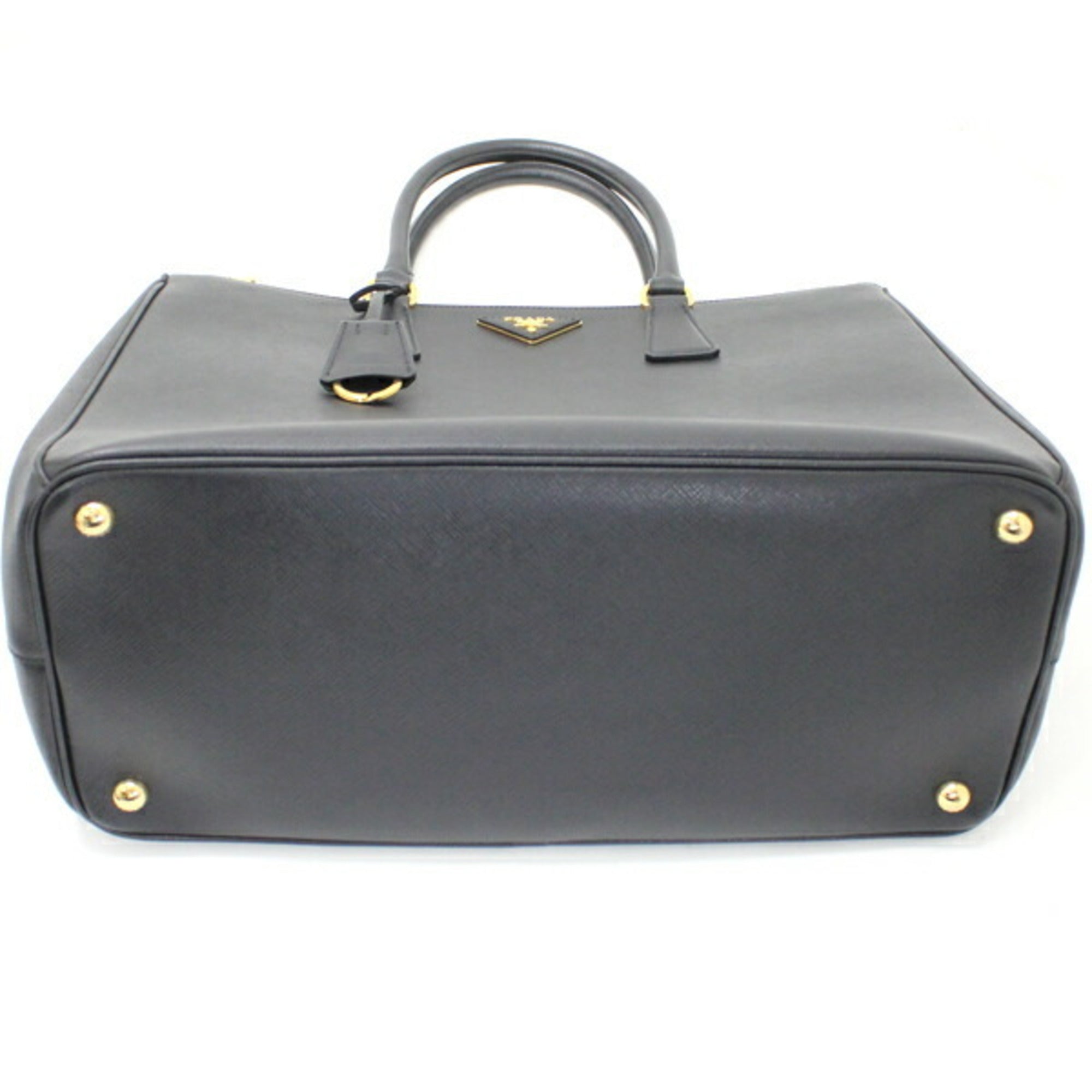 Prada Galleria handbag, tote bag, shoulder Saffiano leather, black, women's, 1BA786 NERO T5896 — New - Store Return