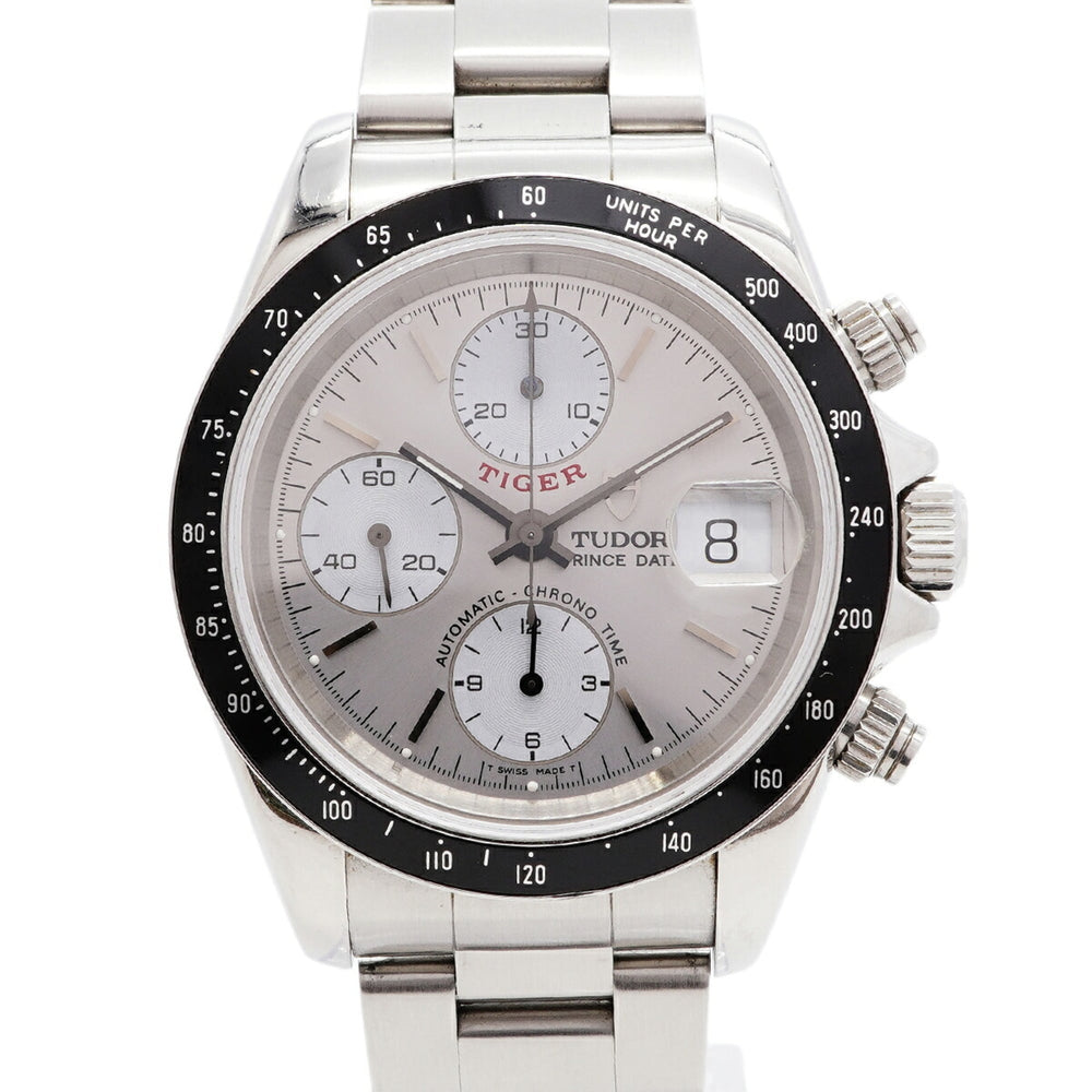 Tudor Chronotime Tiger Prince Date 79260P Silver Dial Men's Watch — Good