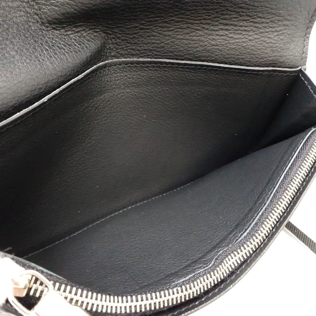 LOUIS VUITTON Louis Vuitton Long Wallet M58192 Portefeuille Brazza Noir Men's 181903