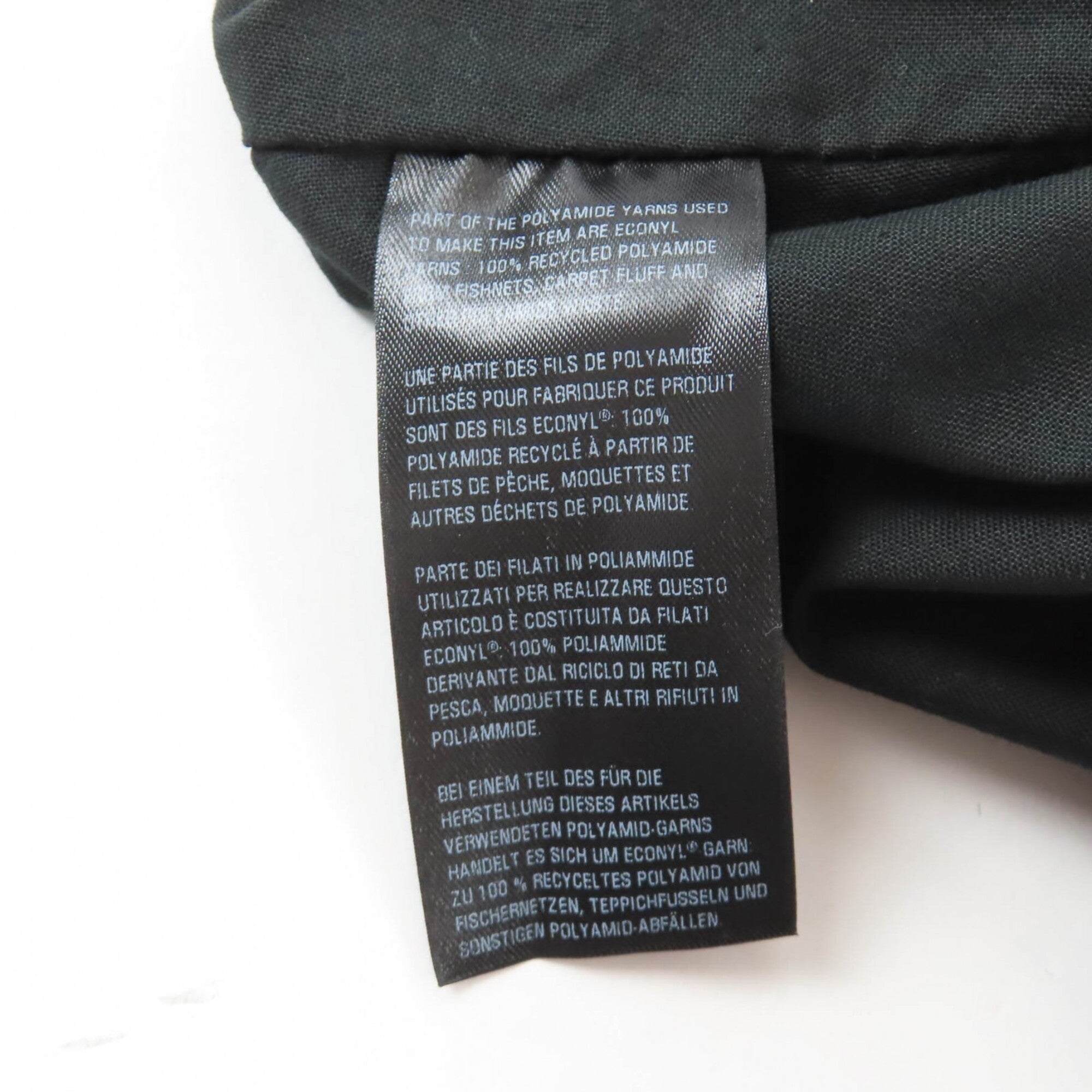 BALENCIAGA 787574 Explorer Nylon One-Shoulder Bag with Logo, Black, Made in Italy, Women's — Like New