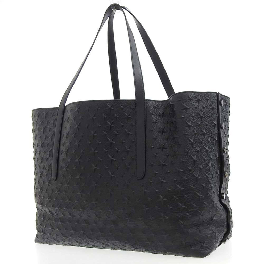 Jimmy Choo JIMMY CHOO star studs tote bag leather black