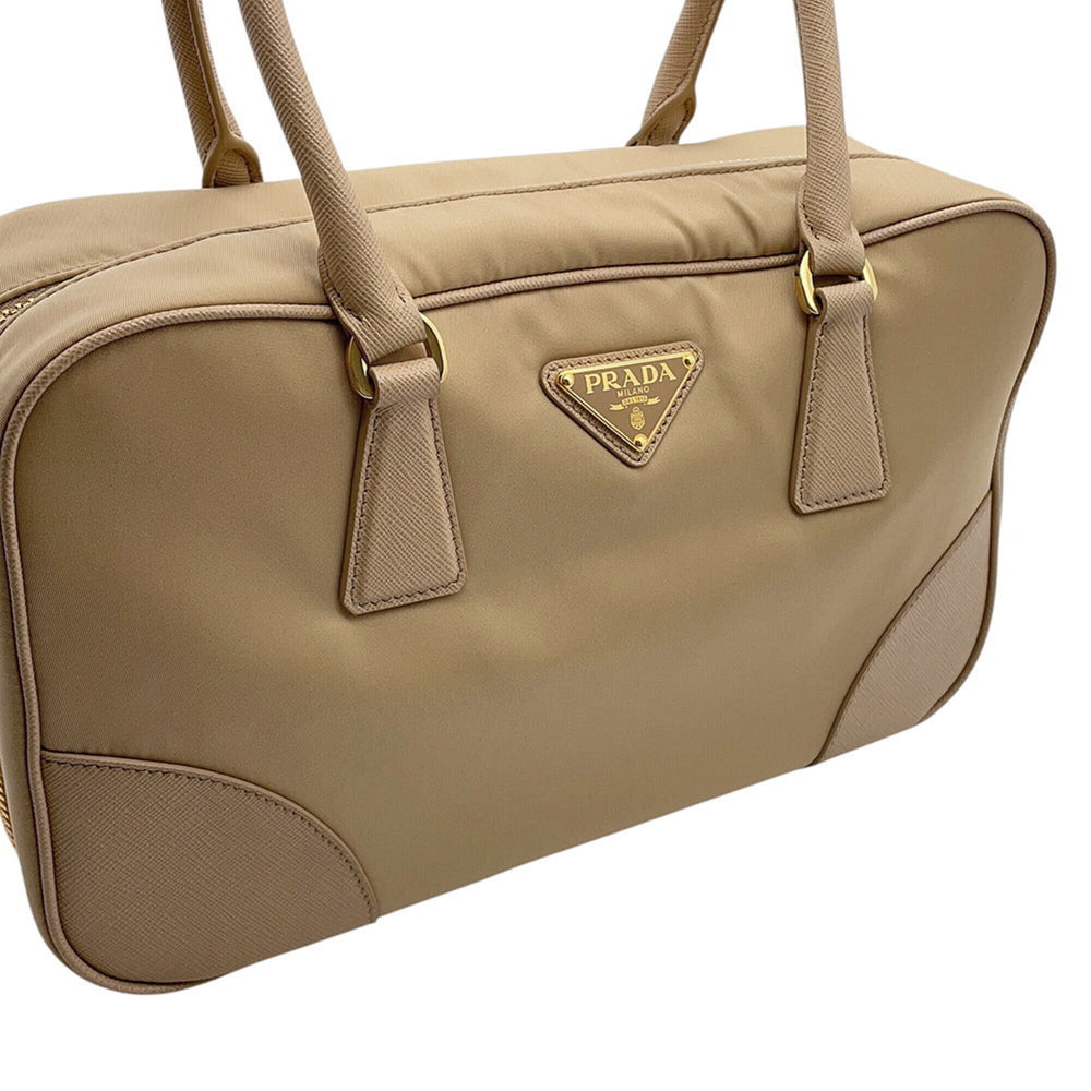 Prada Handbag Re-Edition 1978 Medium Nylon Leather 1BB115 PRADA 2-way Shoulder Bag — Like New