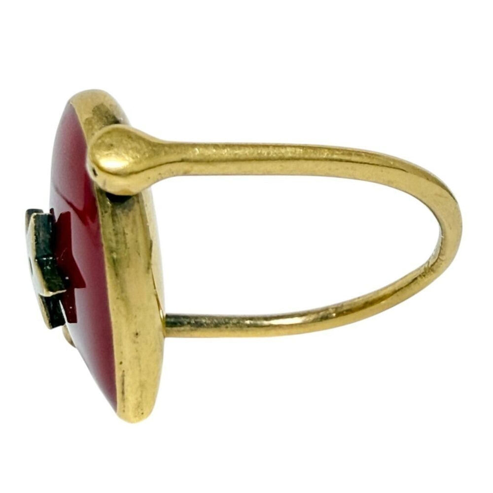 Christian Dior Dior Women's Amour Ring, Size M (US 11), Heart Design — Like New