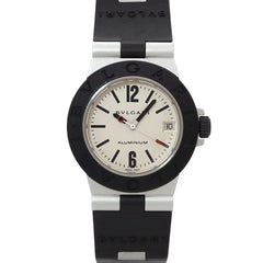 Bulgari BVLGARI Aluminum AL32A Ladies' Watch, Date, Silver, Quartz Watch — Very Good