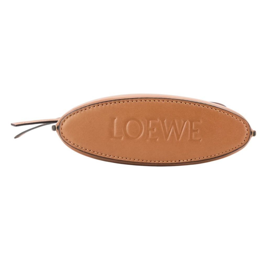 LOEWE Anagram Dice Pocket Leather Shoulder Bag 062304 Brown Women's — Like New