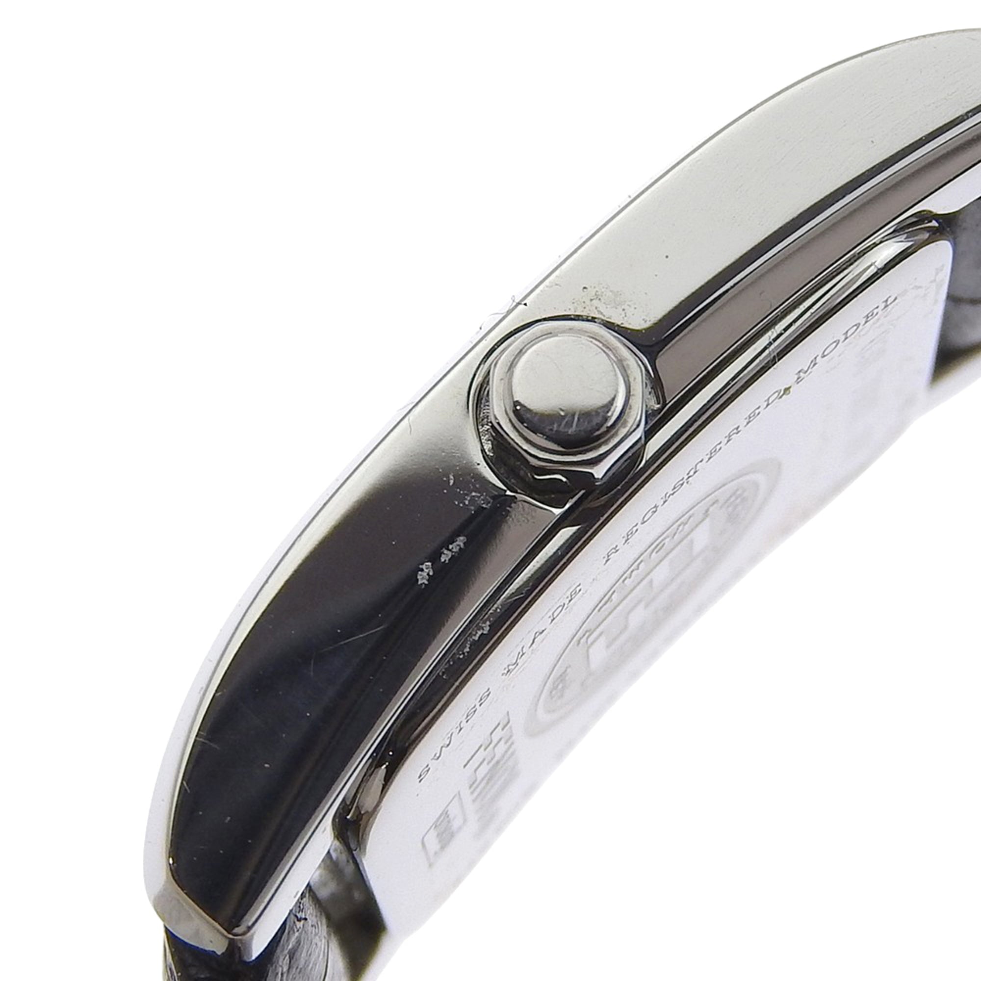 Fendi Olologi 7000L Stainless Steel x Leather Quartz Analog Watch with White Dial - Women's — Very Good
