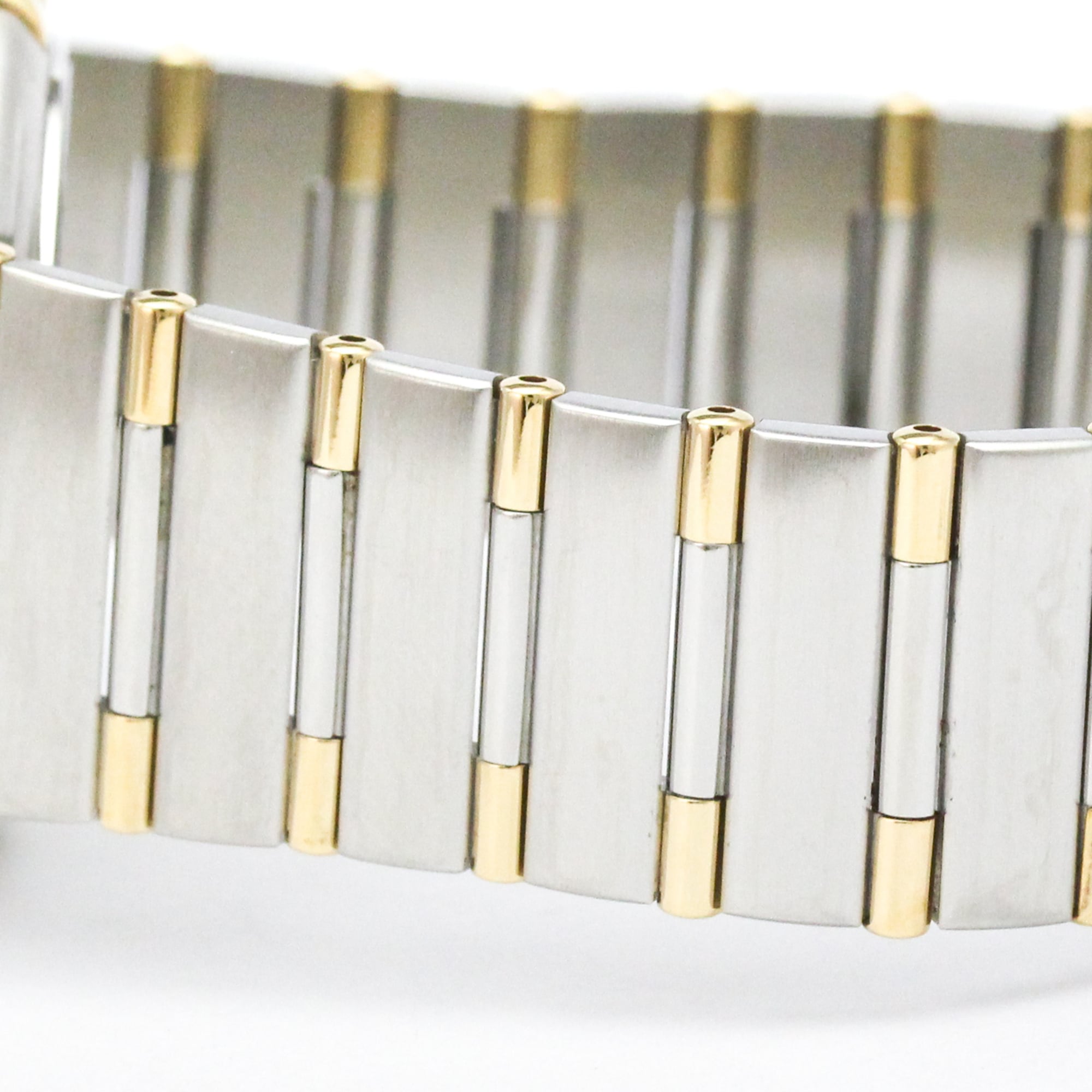 OMEGA Constellation 18K Gold Steel Quartz Mens Watch 1312.10 Polished — Very Good