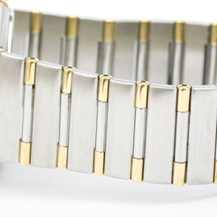 OMEGA Constellation 18K Gold Steel Quartz Mens Watch 1312.10 Polished — Very Good