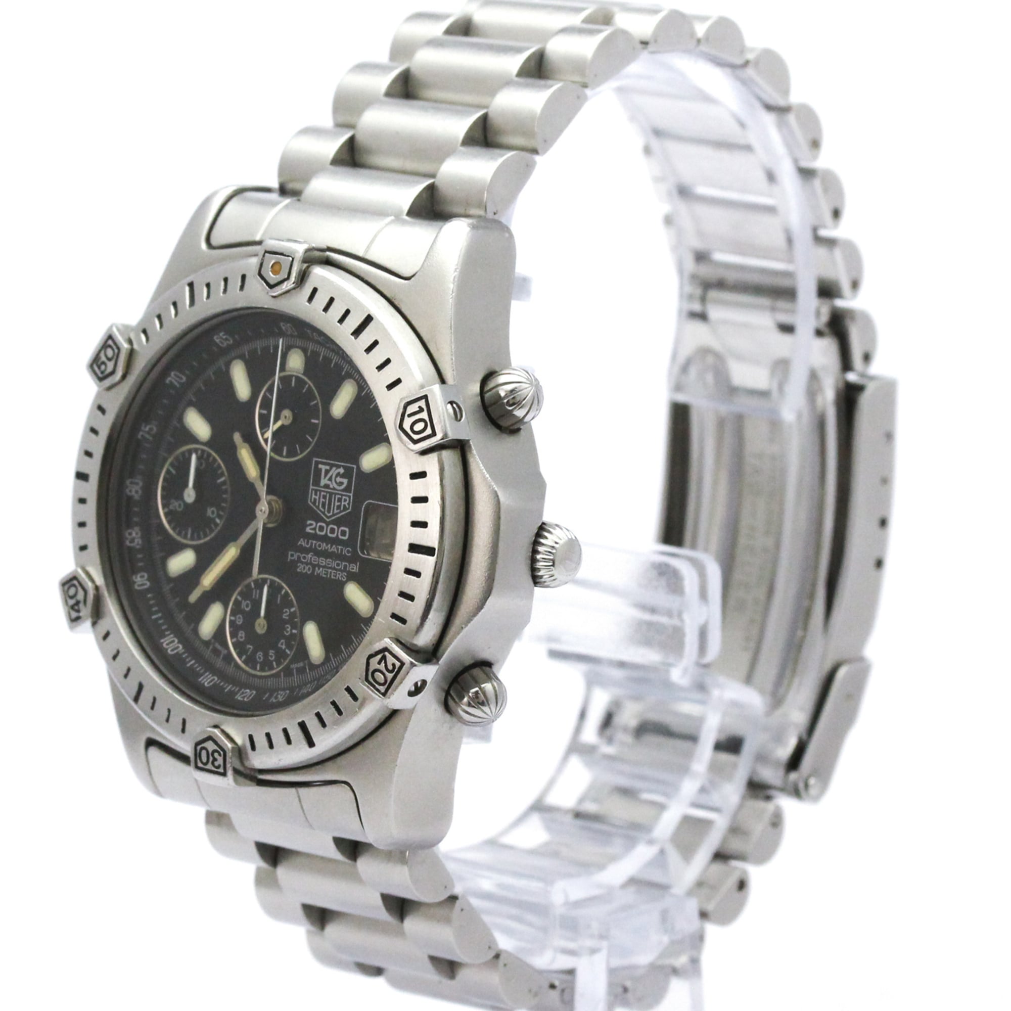 TAG HEUER 2000 Professional Chronograph Steel Automatic Watch 169.306 — Good
