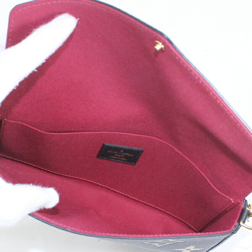 Louis Vuitton Pochette Felicie Monogram Empreinte Leather Shoulder Bag M82479 Women's Clutch LOUIS VUITTON KM3025 — Like New