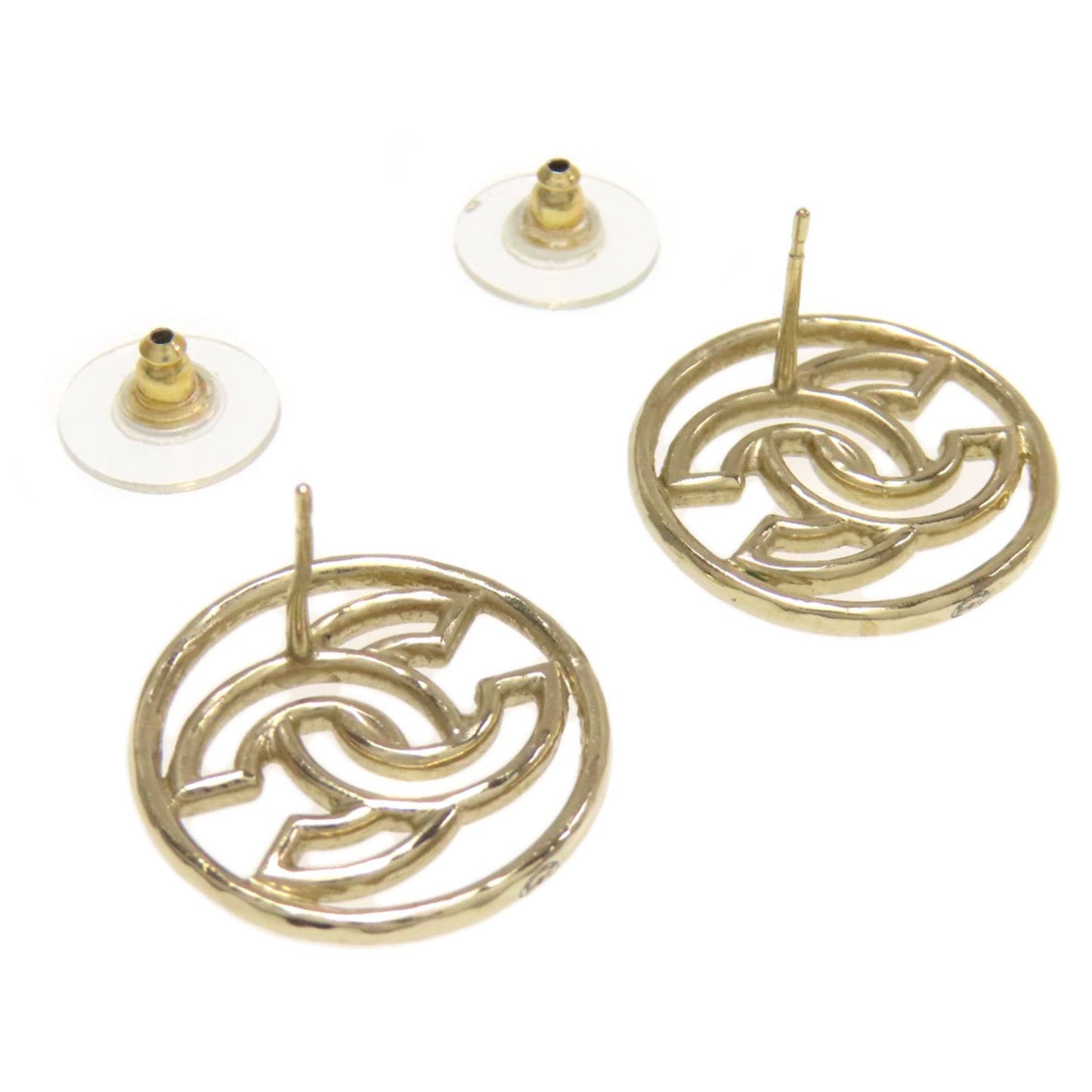 Chanel Coco Mark earrings, metal, for women