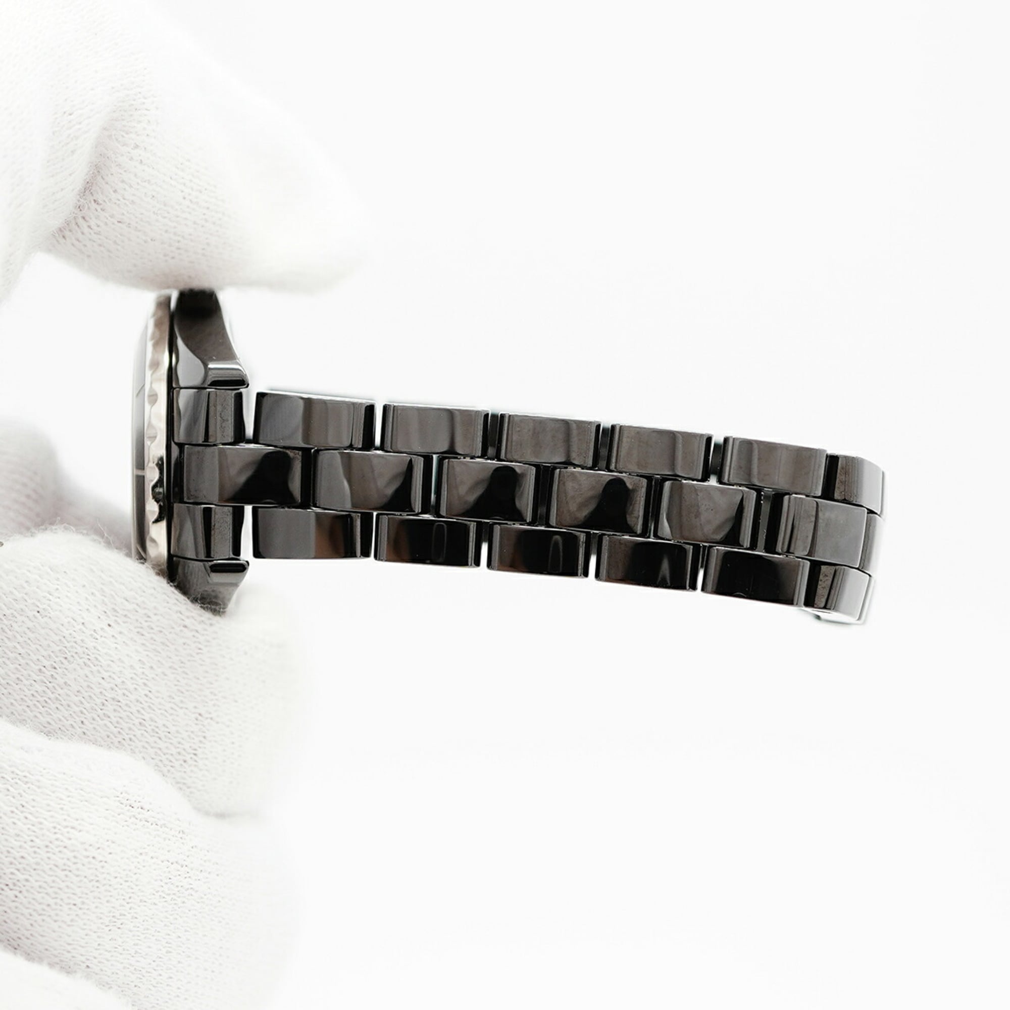 Chanel J12 Diamond H2569 Black Dial Women's Watch — Good