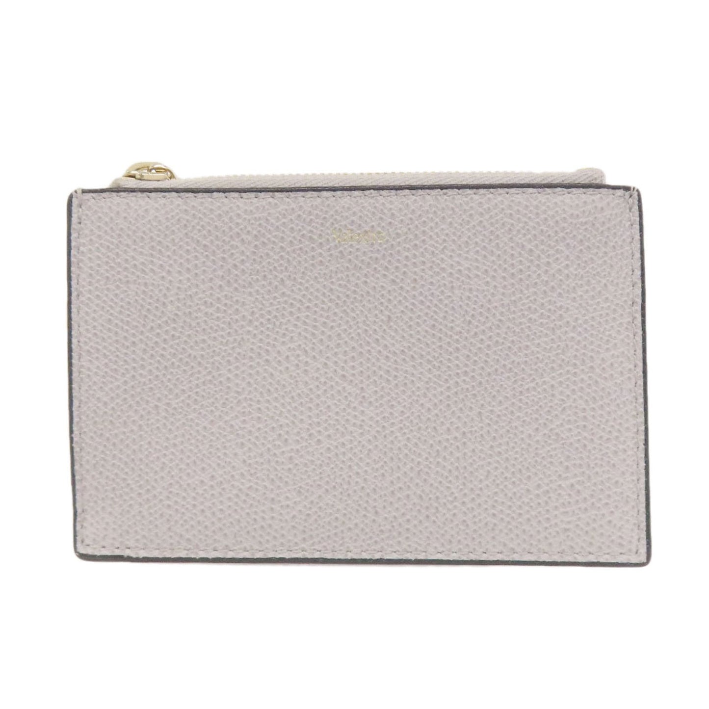 Valextra logo coin case leather women's