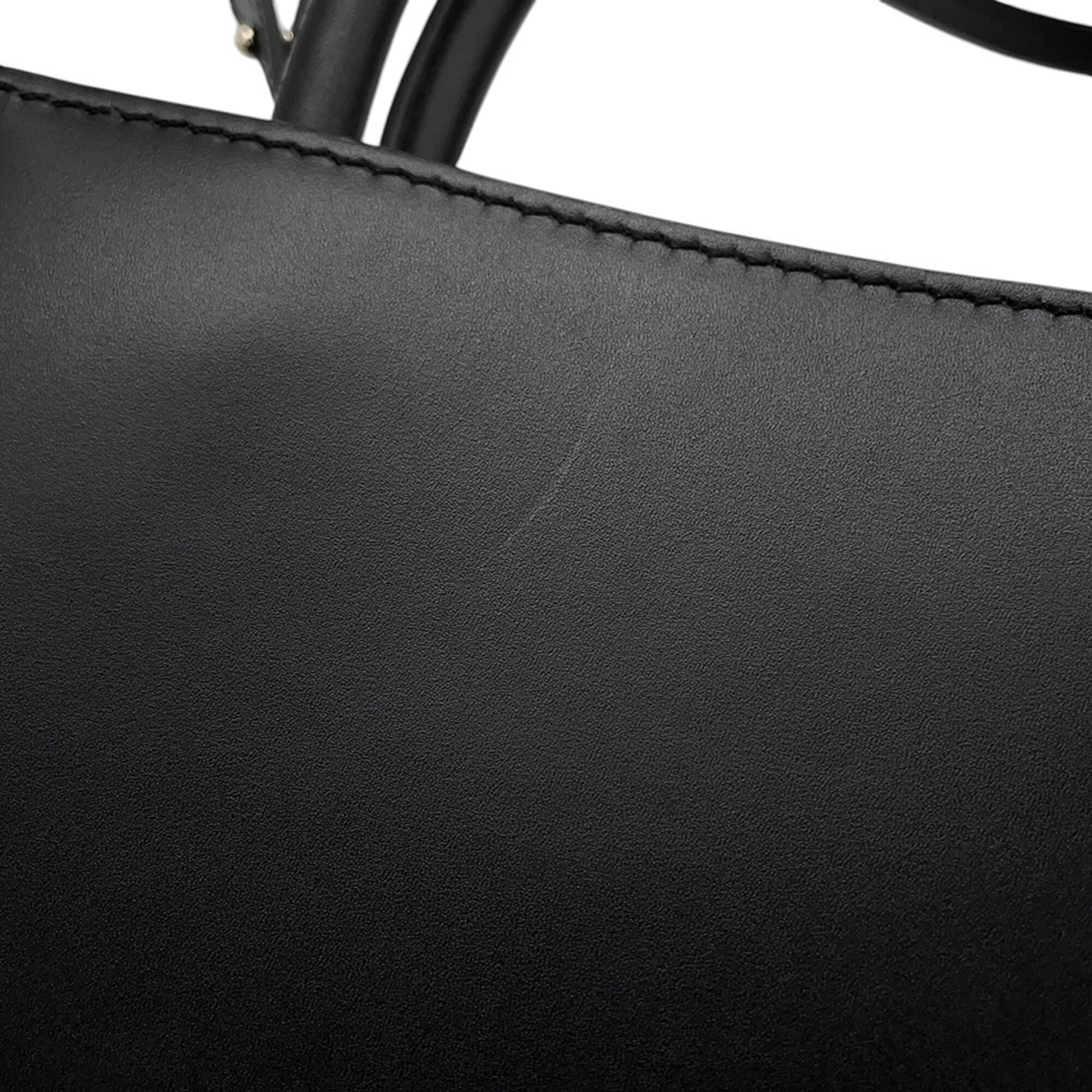 Loewe Standard A5 Tote Handbag, Calf Leather, A933S30X01, LOEWE 2-way Shoulder Bag, Black — Like New