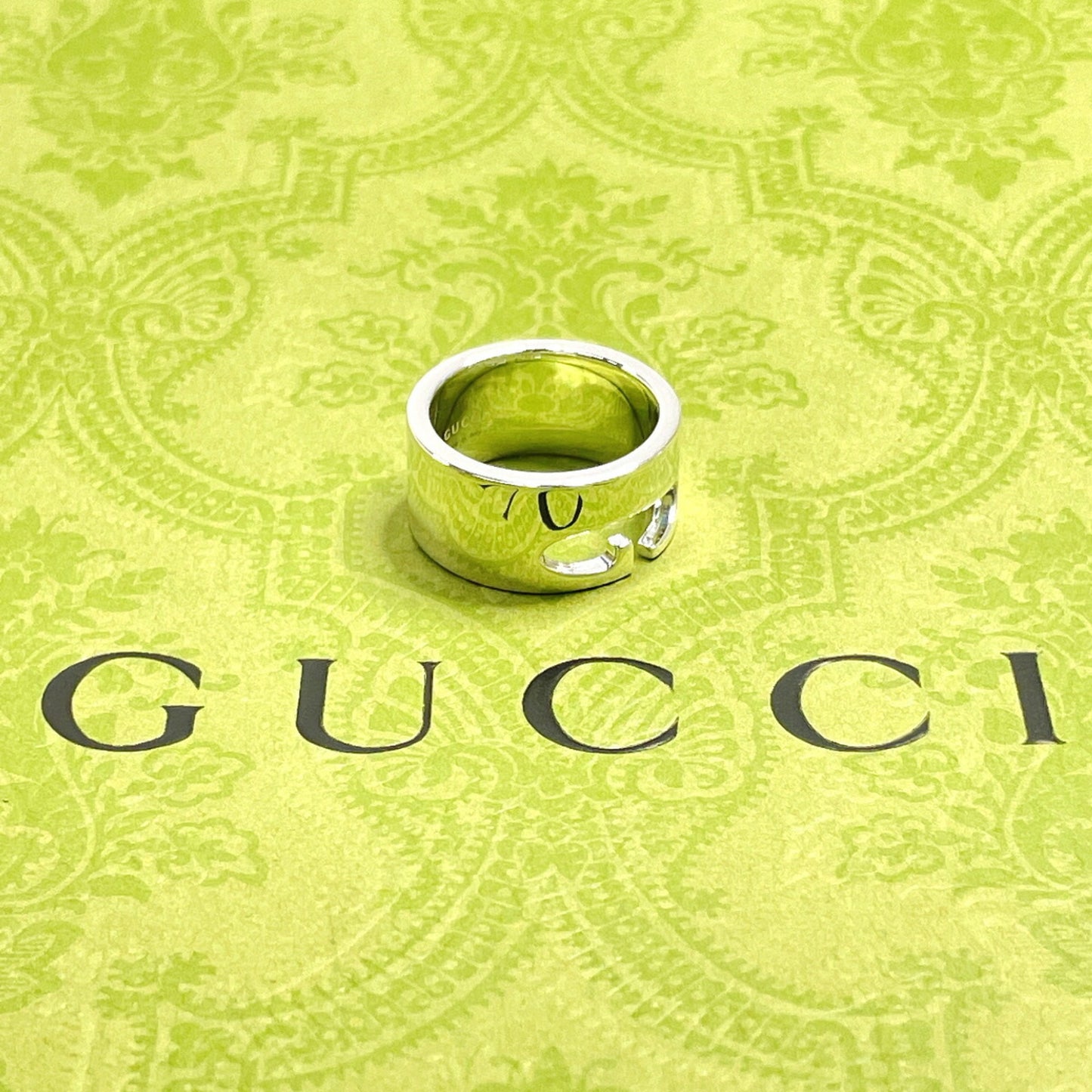Gucci Ring Silver 925 GUCCI Unisex