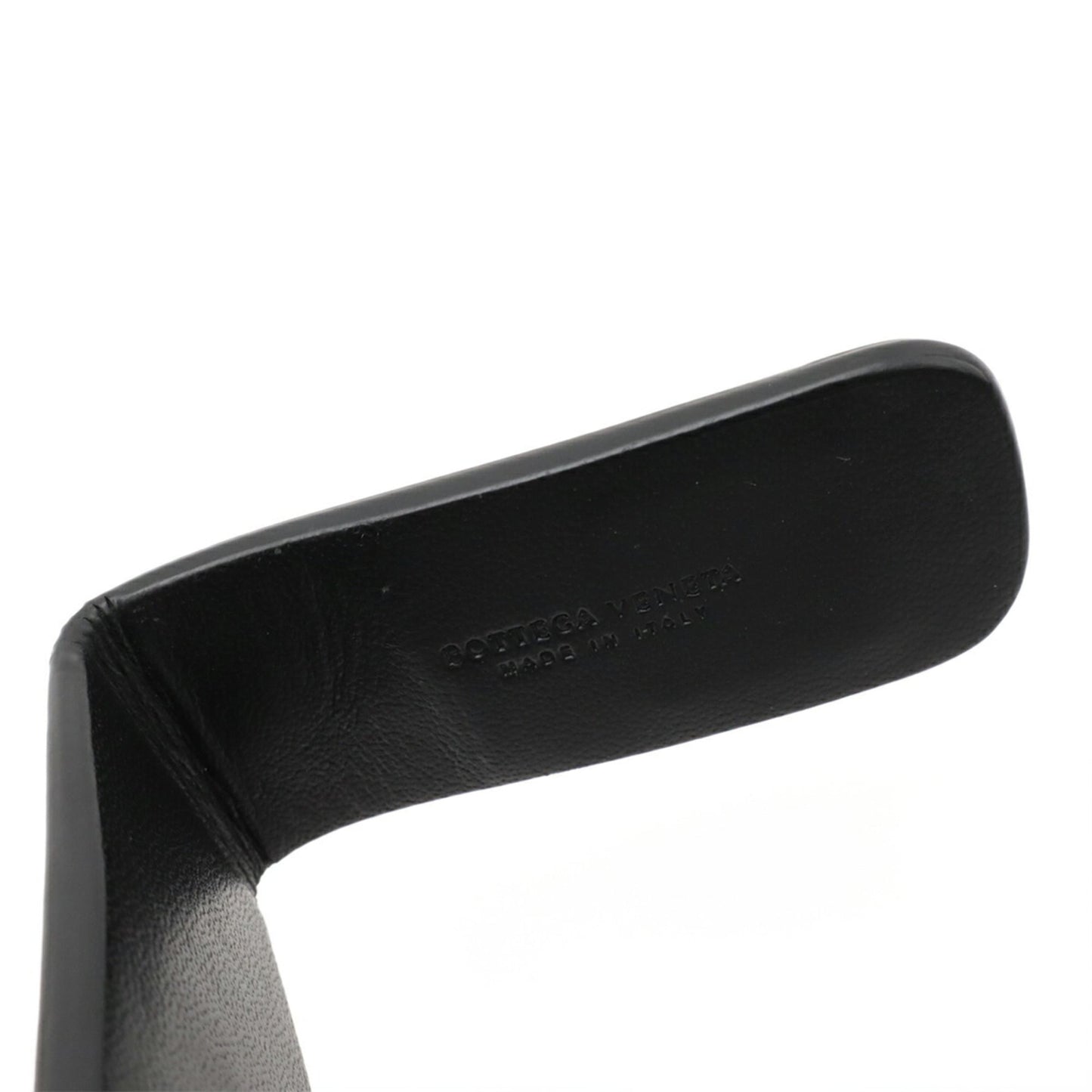 BOTTEGA VENETA Intrecciato Money Clip, Bill Leather, Black