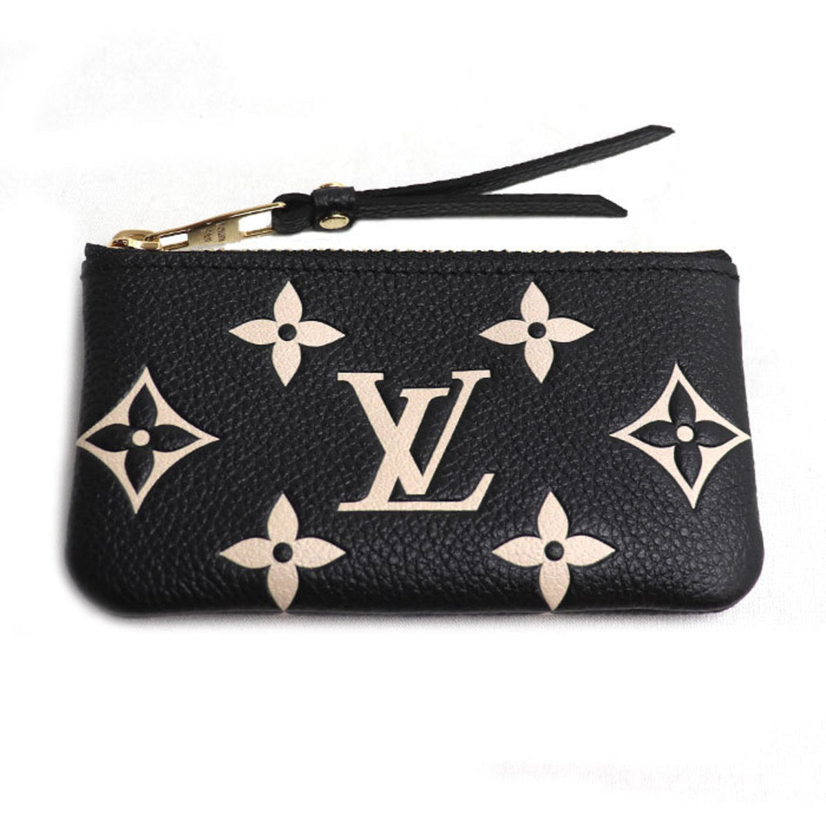 LOUIS VUITTON Louis Vuitton Pochette Cle Coin Case, Two-Tone Empreinte, M80885, Women's — New - Store Return