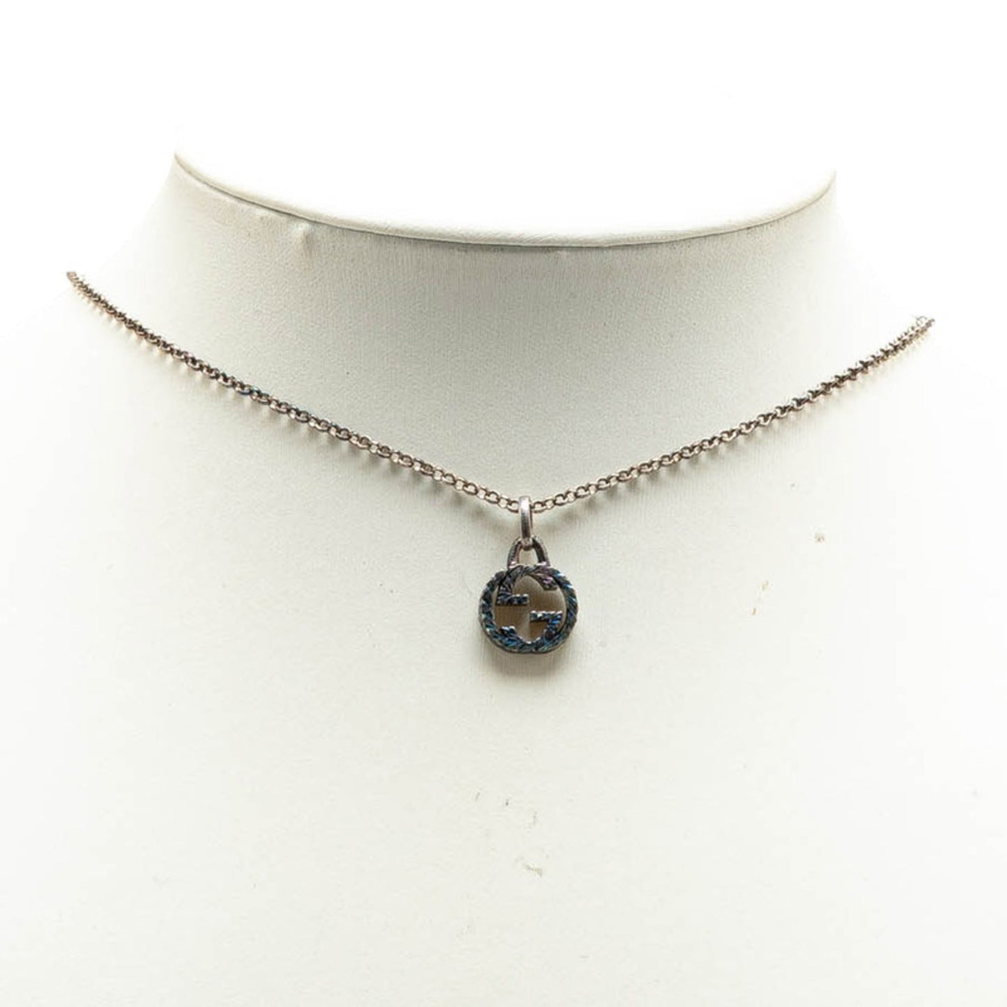 Gucci Interlocking G Necklace SV925 Silver Women's GUCCI