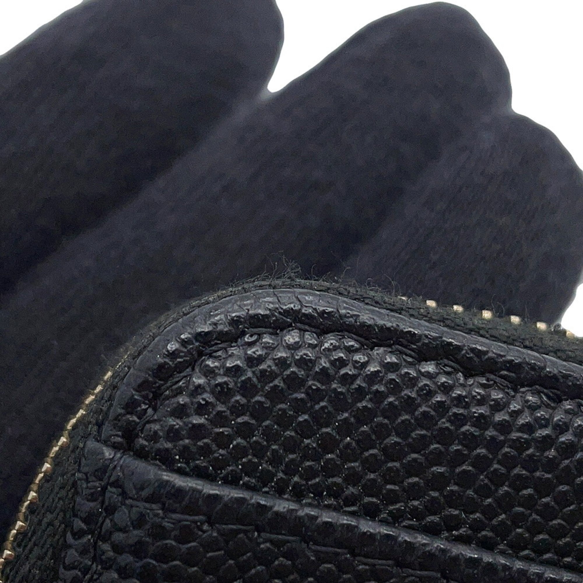 Chanel Coin Case Matelasse Coco Mark Caviar Leather AP2061 CHANEL Wallet Purse Black