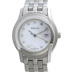 GUCCI G-Class Diamond Watch YA055501 5500L Women's SS 40521 — Good