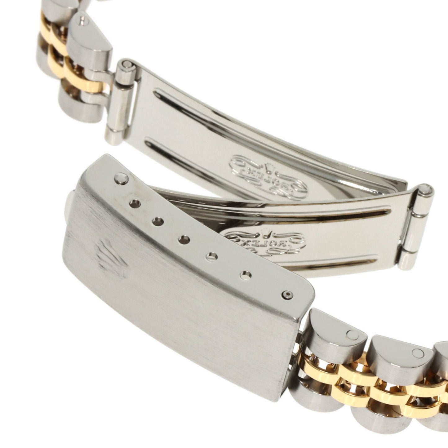 Rolex 69173G Datejust 10P Diamond Blue Gradient Watch in Stainless Steel SSx18KYG (18KYG) for Women