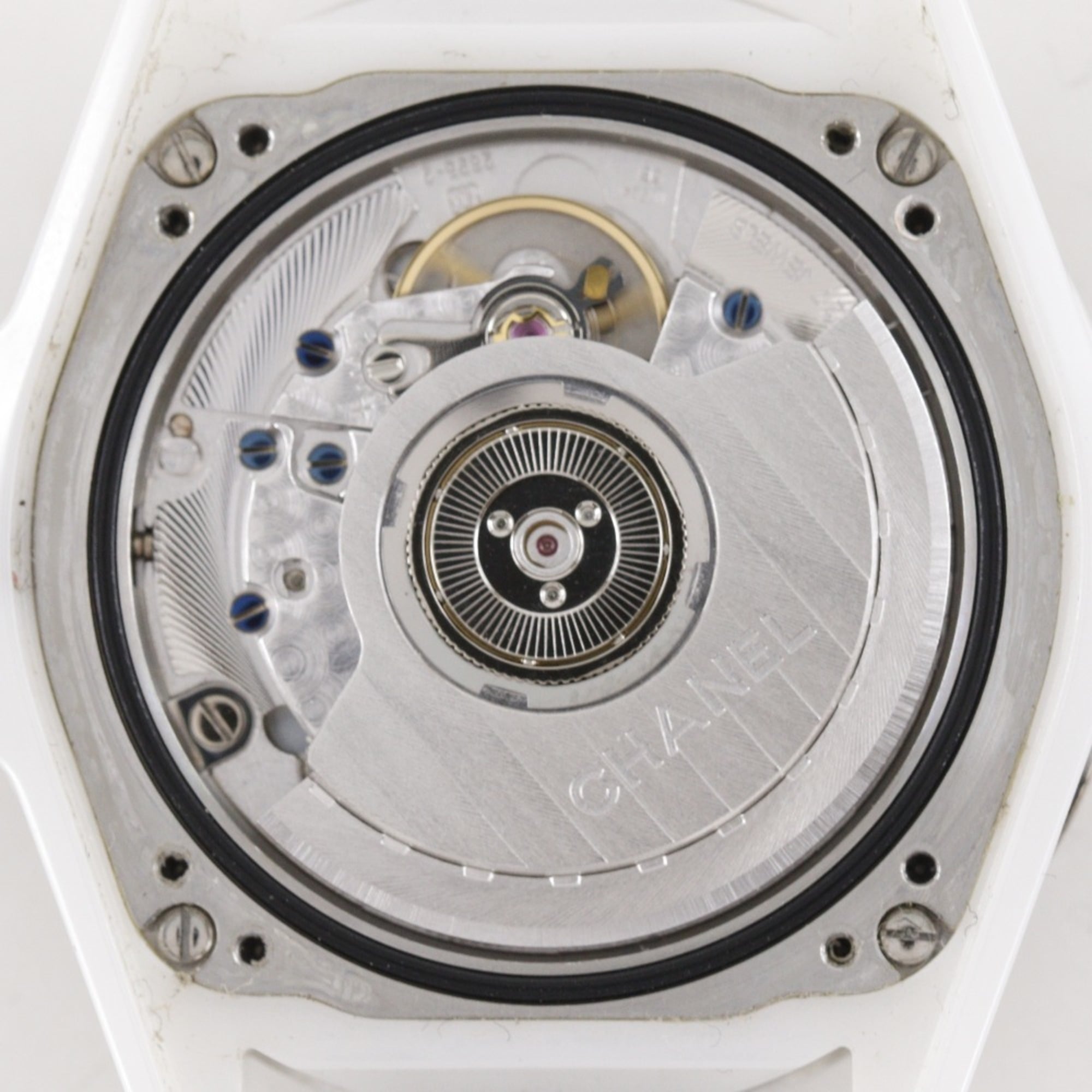 CHANEL J12 Watch, 11 Diamonds, Cal. 2895-2, H4345, White Ceramic with Automatic, Small Seconds, Dial, J12, Boys — Very Good