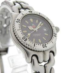 TAG Heuer Cell Date WG1313-2 Stainless Steel Gray Quartz Watch 0667TAG HEUER — Good