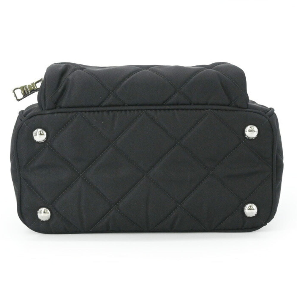 PRADA Triangle Backpack for Women, Black, 1BZ066 — Like New