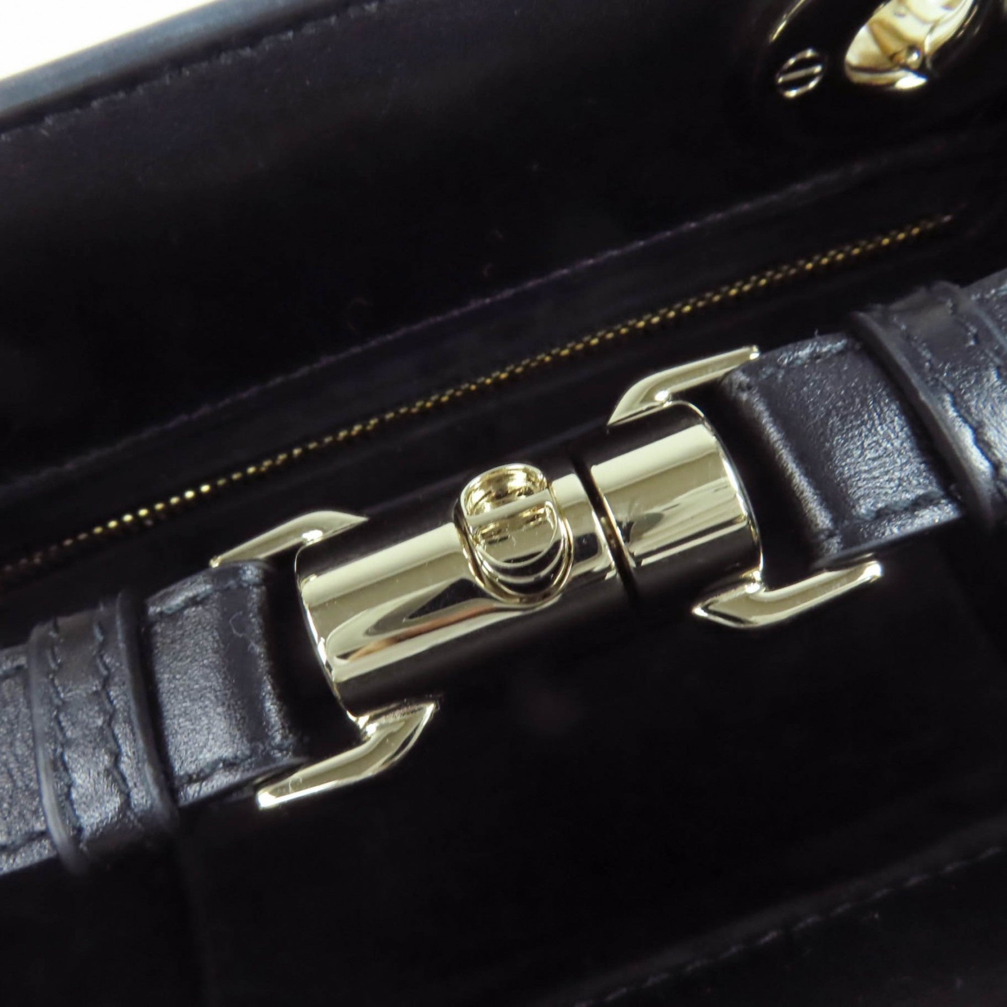 Christian Dior Cannage Lady 95.22 Mini Lambskin 2-Way Handbag/Shoulder Bag, Black, Gold Hardware, Dust Bag Included, Made in Italy — Like New
