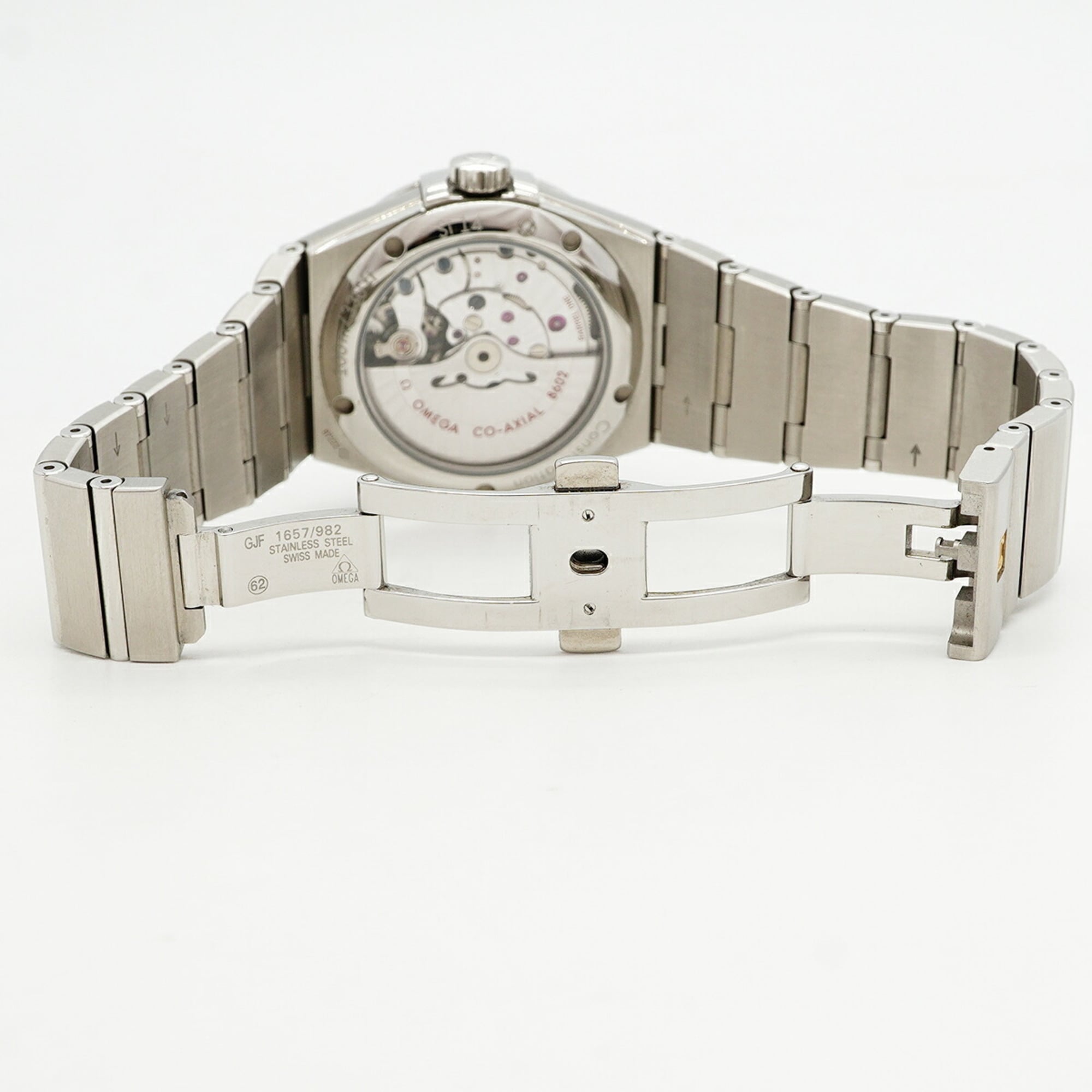 Omega Constellation Day-Date Co-Axial 123.10.38.22.01.001 Black Dial Men's Watch — Very Good