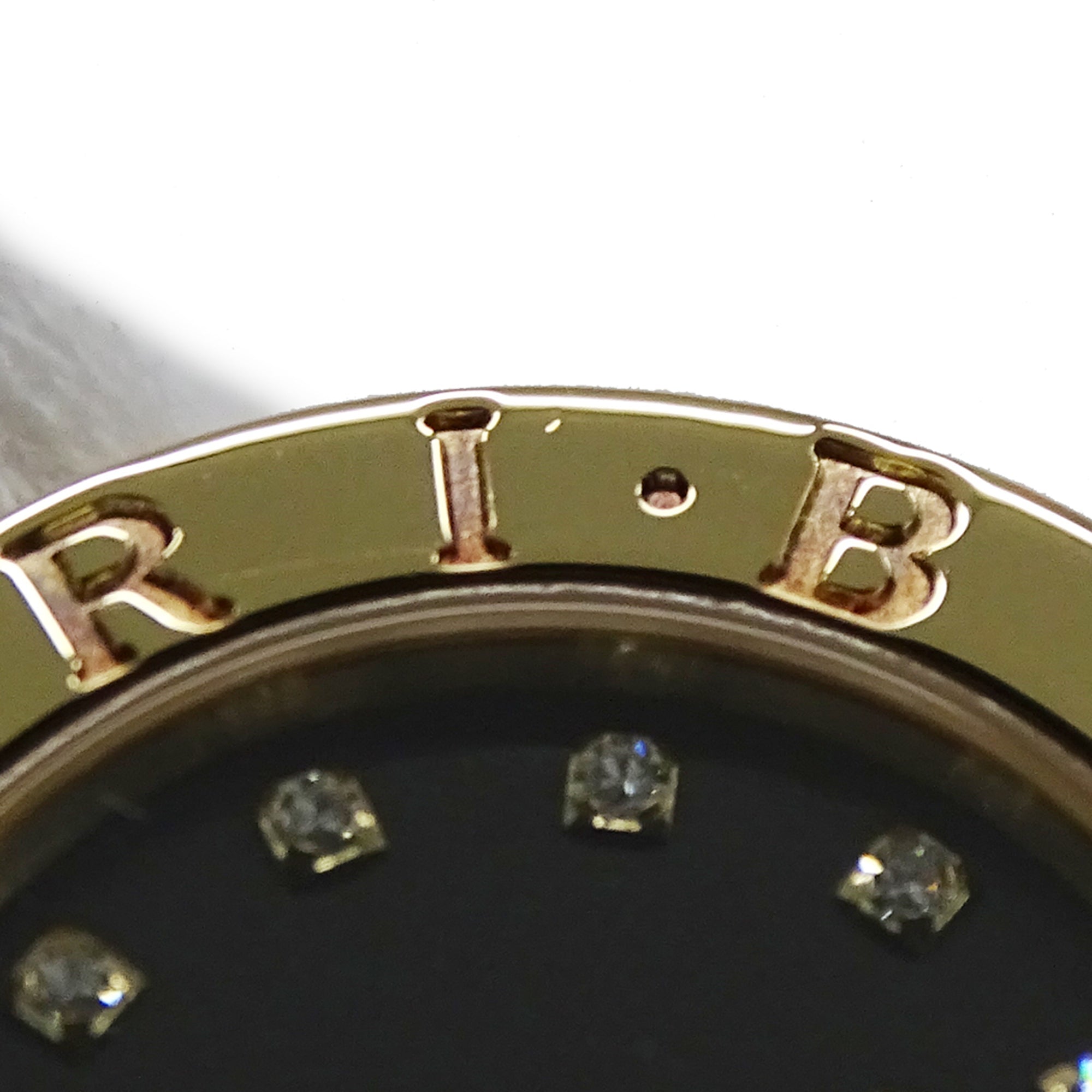 Bulgari BVLGARI Women's Watch, Brand: Tubogas, 12-Diamond Quartz Movement, 750YG (Yellow Gold) and 18K Stainless Steel (SS), Size L, Bangle, Round. (BB232T) — Good
