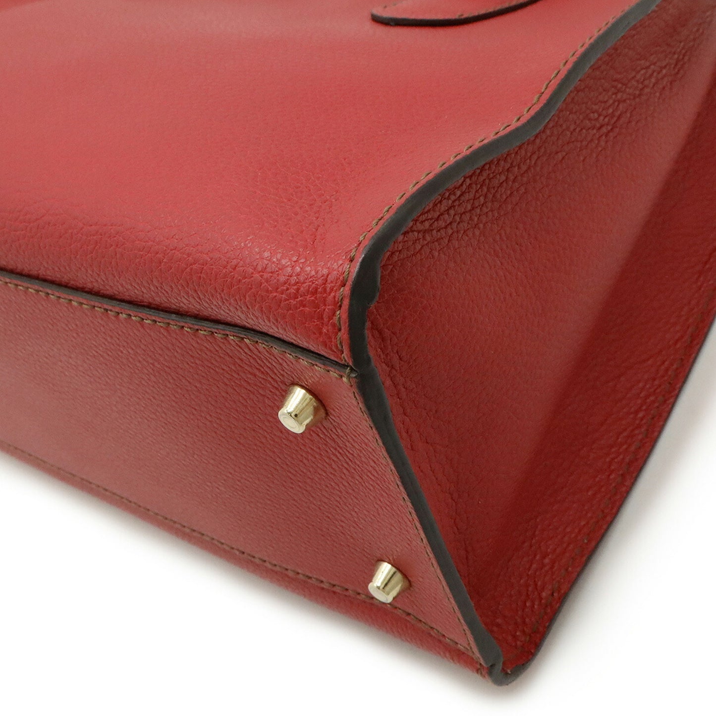 FURLA TESSA handbag shoulder bag leather red