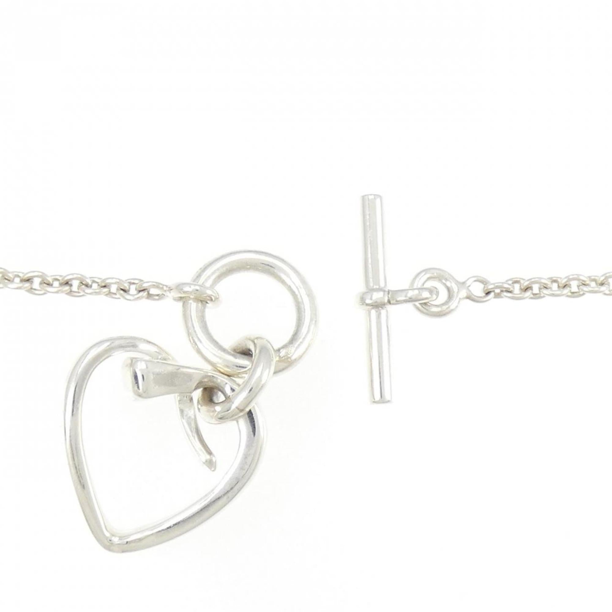 Hermes 925 heart necklace — Like New
