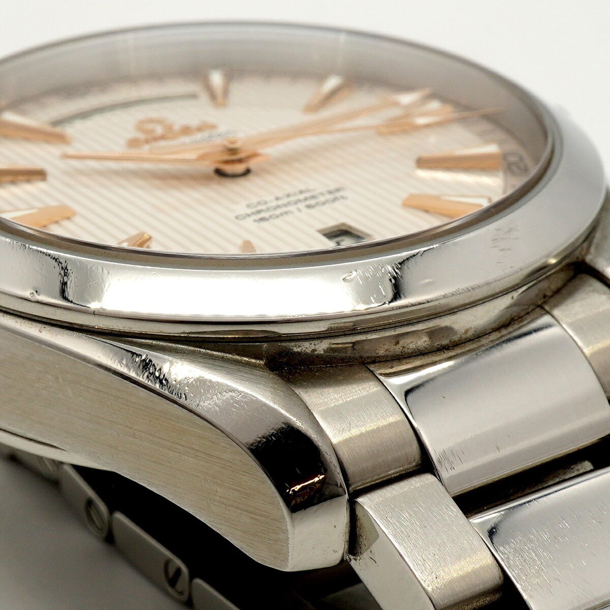 Omega Seamaster Aqua Terra Day-Date 231.10.42.22.02.001 Silver Dial Men's Watch — Good