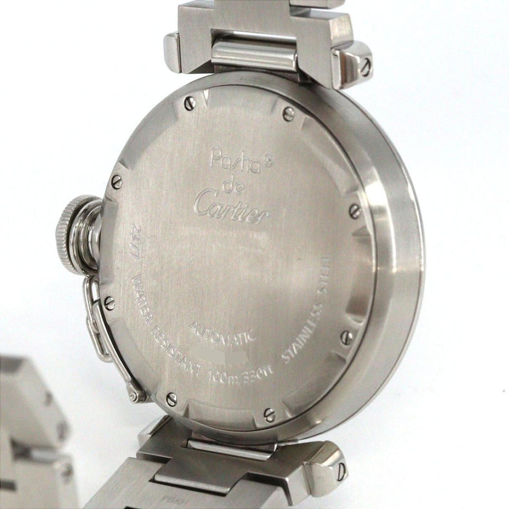 Cartier Pasha C GMT W31078M7 Stainless Steel Automatic Watch — Very Good