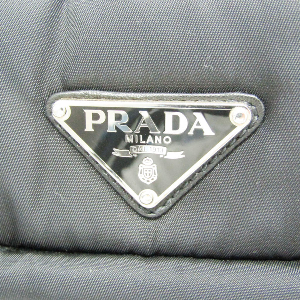 Prada TESSUTO BOMBER 1BG059 Women's Nylon Handbag Black — Like New