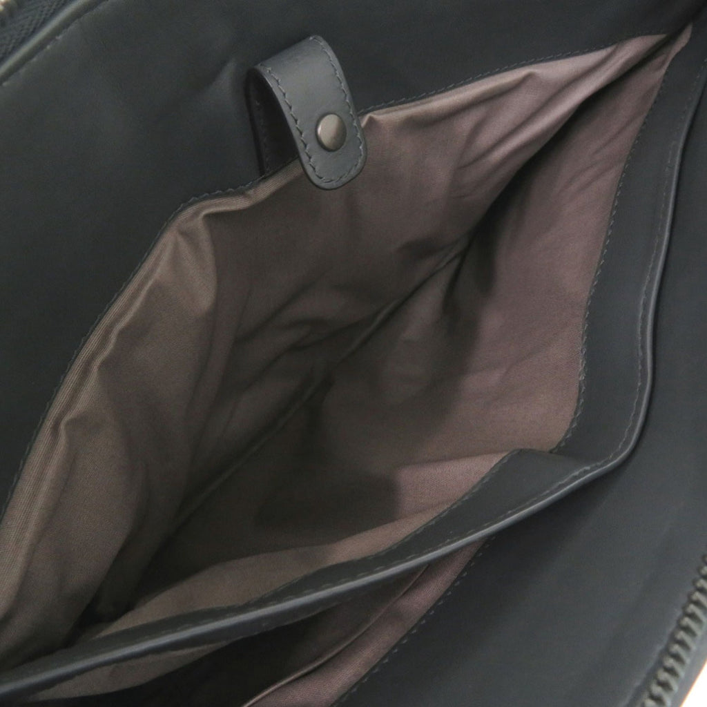 Excellent condition Bottega Veneta Intrecciato leather grey clutch bag 0782