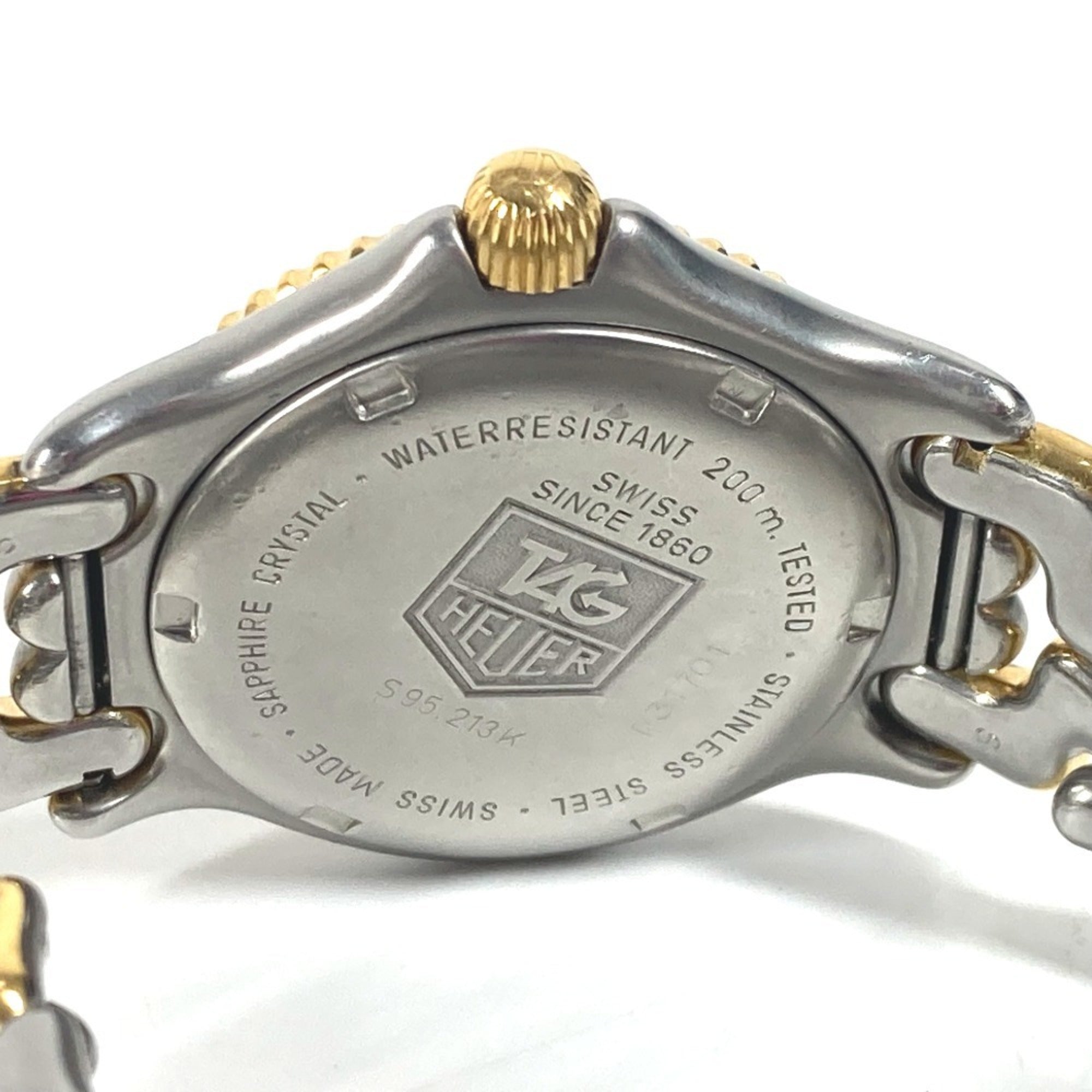 TAG HEUER S95.213K Cell Professional 200 Watch Men's Logo Combination SS Boys Gold — Good