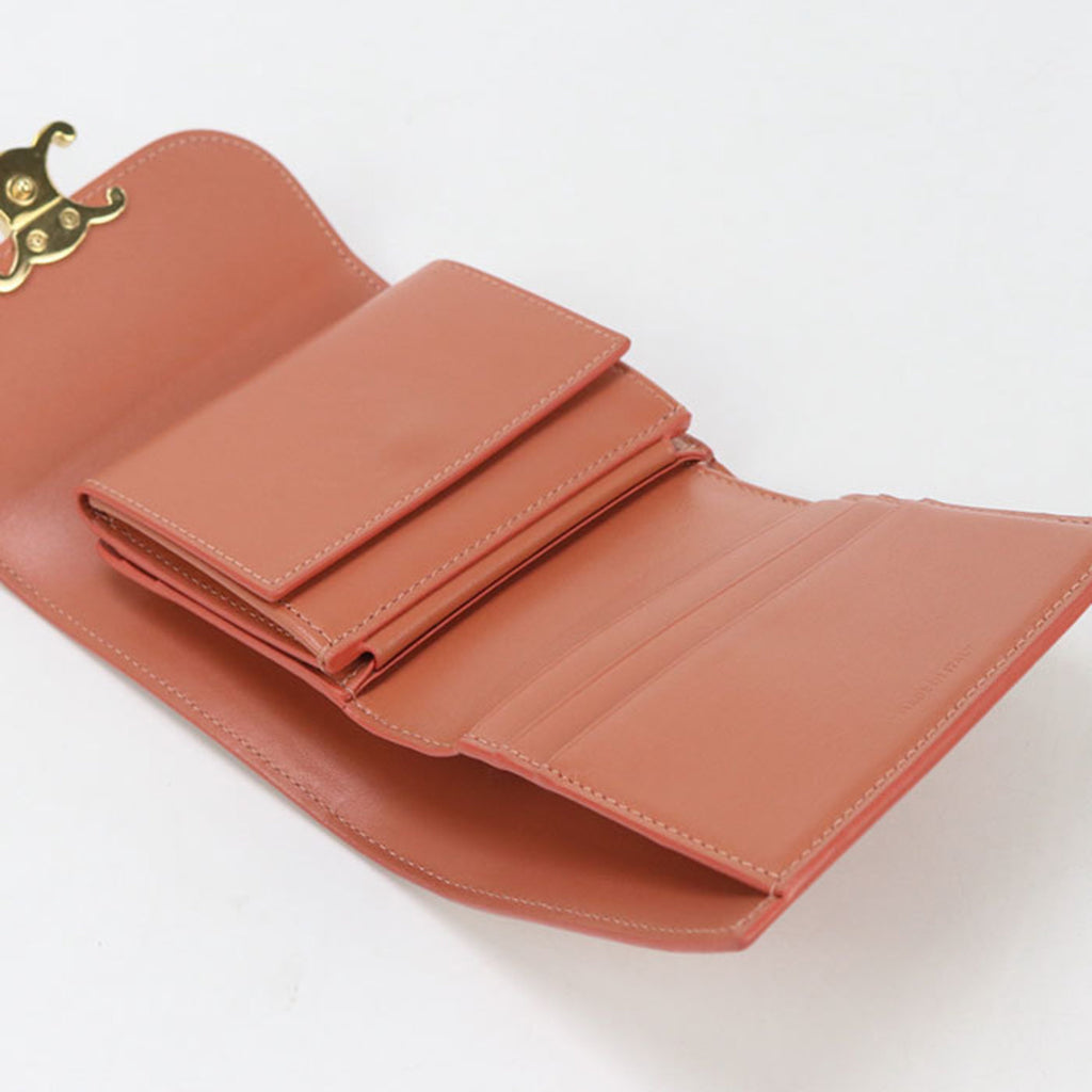 CELINE Triomphe Small Flap Wallet (10D78 3DPV) in Pink