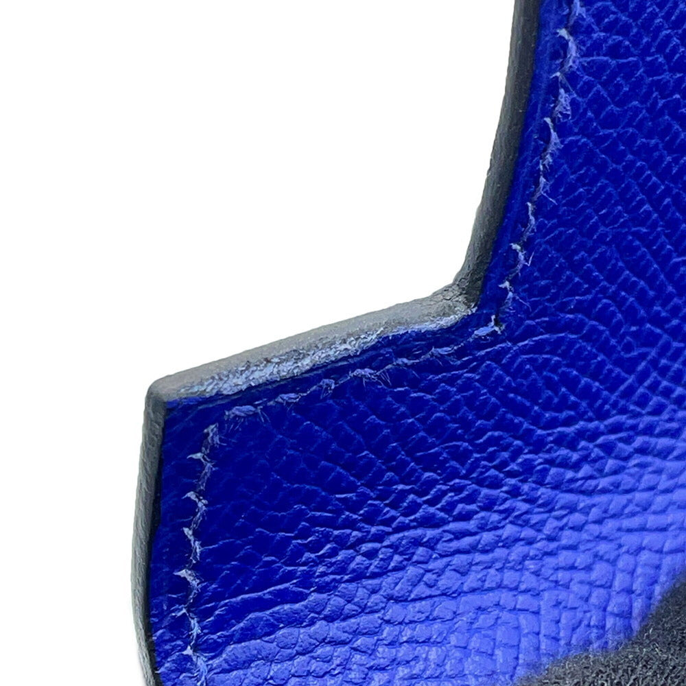 Hermes Kelly 28 Handbag, Sellier Stitching, Blue Electric Matte Epsom Leather, B Stamp, 2-way Shoulder Bag. Kelly, Women's Handbag — Like New