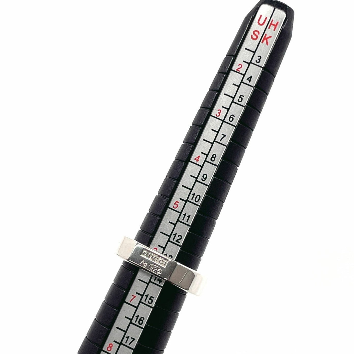 GUCCI Gucci Ring, Silver 925, Size 12, Unisex