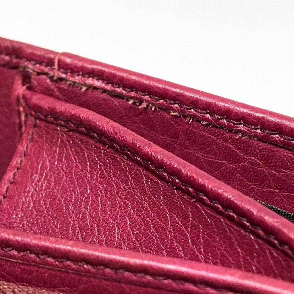 Gucci Tri-fold Wallet Bamboo Leather 257017