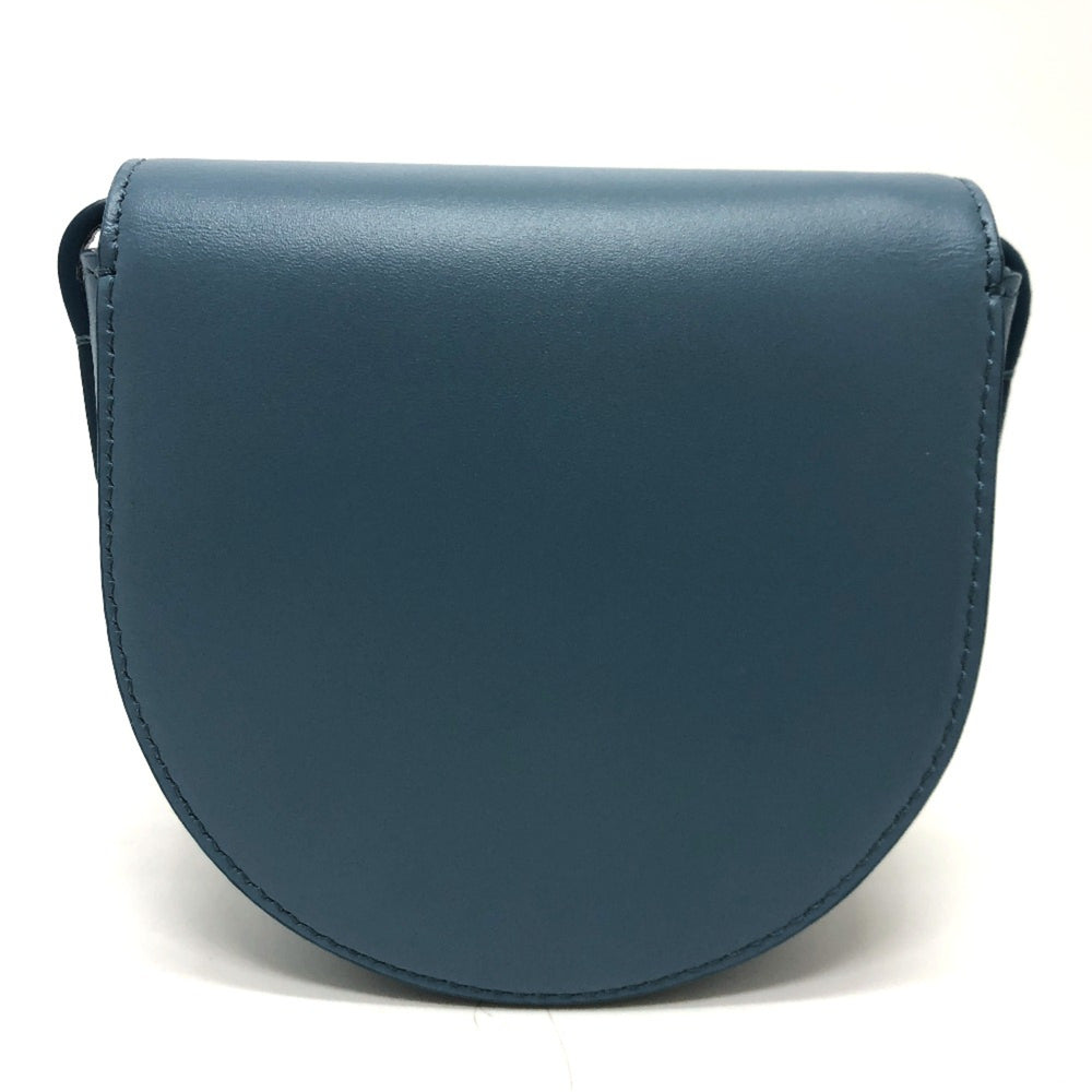 CELINE Triomphe Shoulder Bag blue — Like New